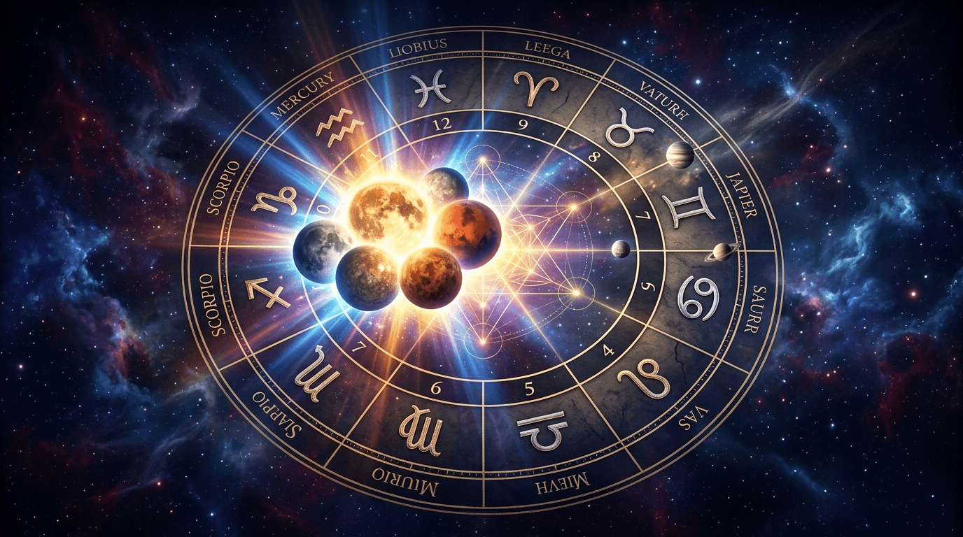 Стеллиум в натальной карте: дар или проклятие? Значение скопления планет