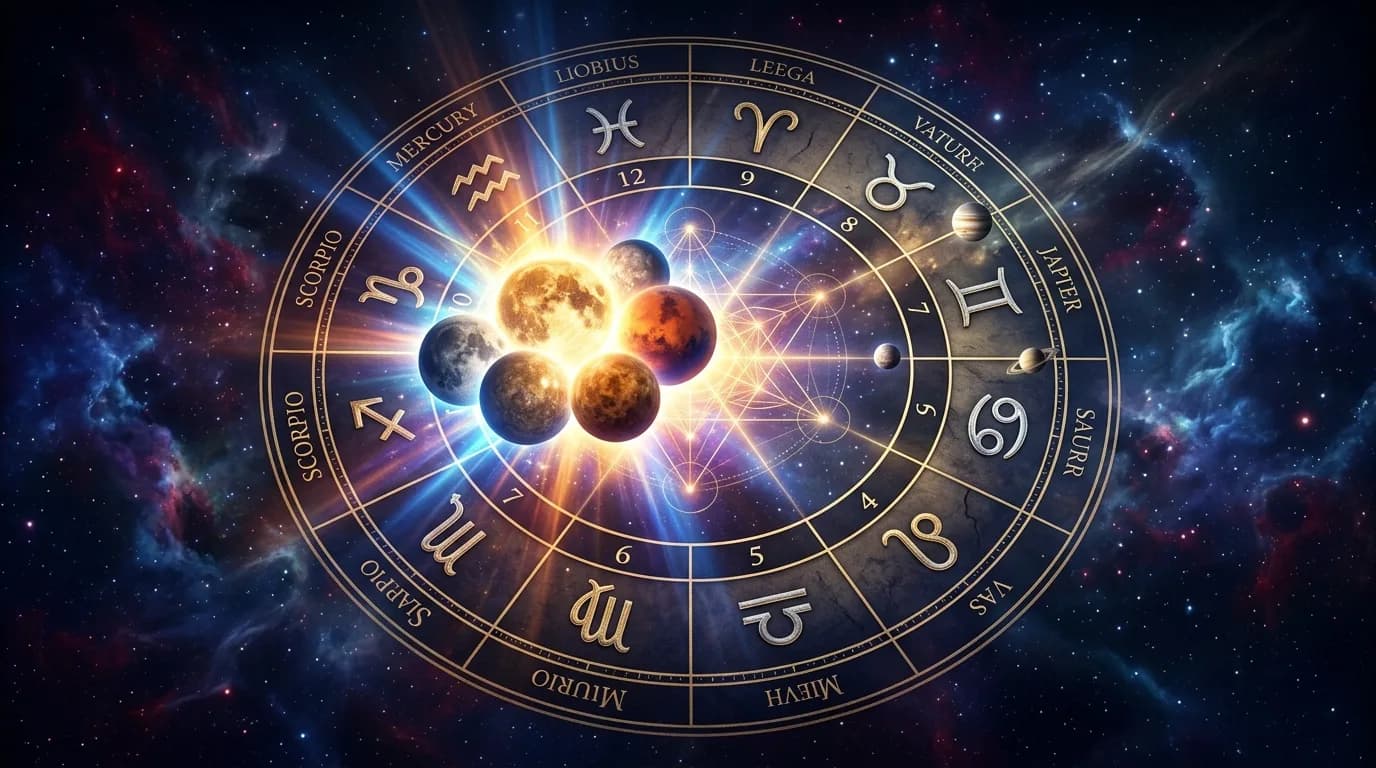Стеллиум в натальной карте: дар или проклятие? Значение скопления планет